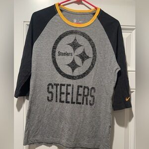 3/4 Sleeve Steelers Tee